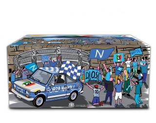 Fiat 126 Personal Forza Napoli Laudoracing 1:18 Resinemodell (Türen, Motorhaube... nicht zu öffnen!)